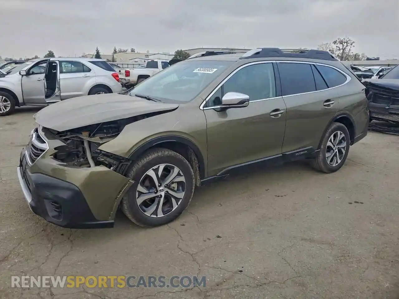 1 Photograph of a damaged car 4S4BTGPD5M3204598 SUBARU OUTBACK 2021
