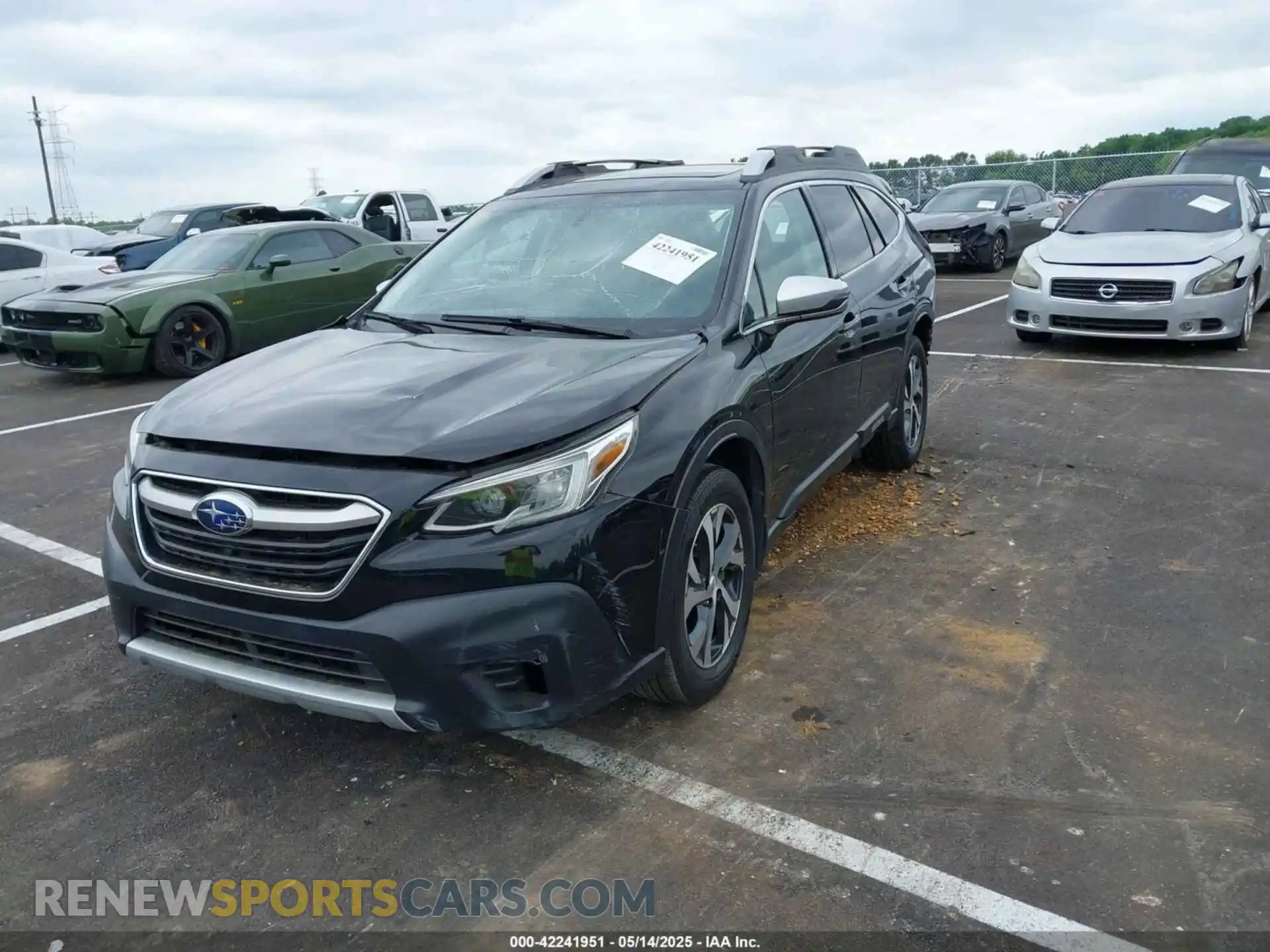 2 Photograph of a damaged car 4S4BTGPD6M3116384 SUBARU OUTBACK 2021