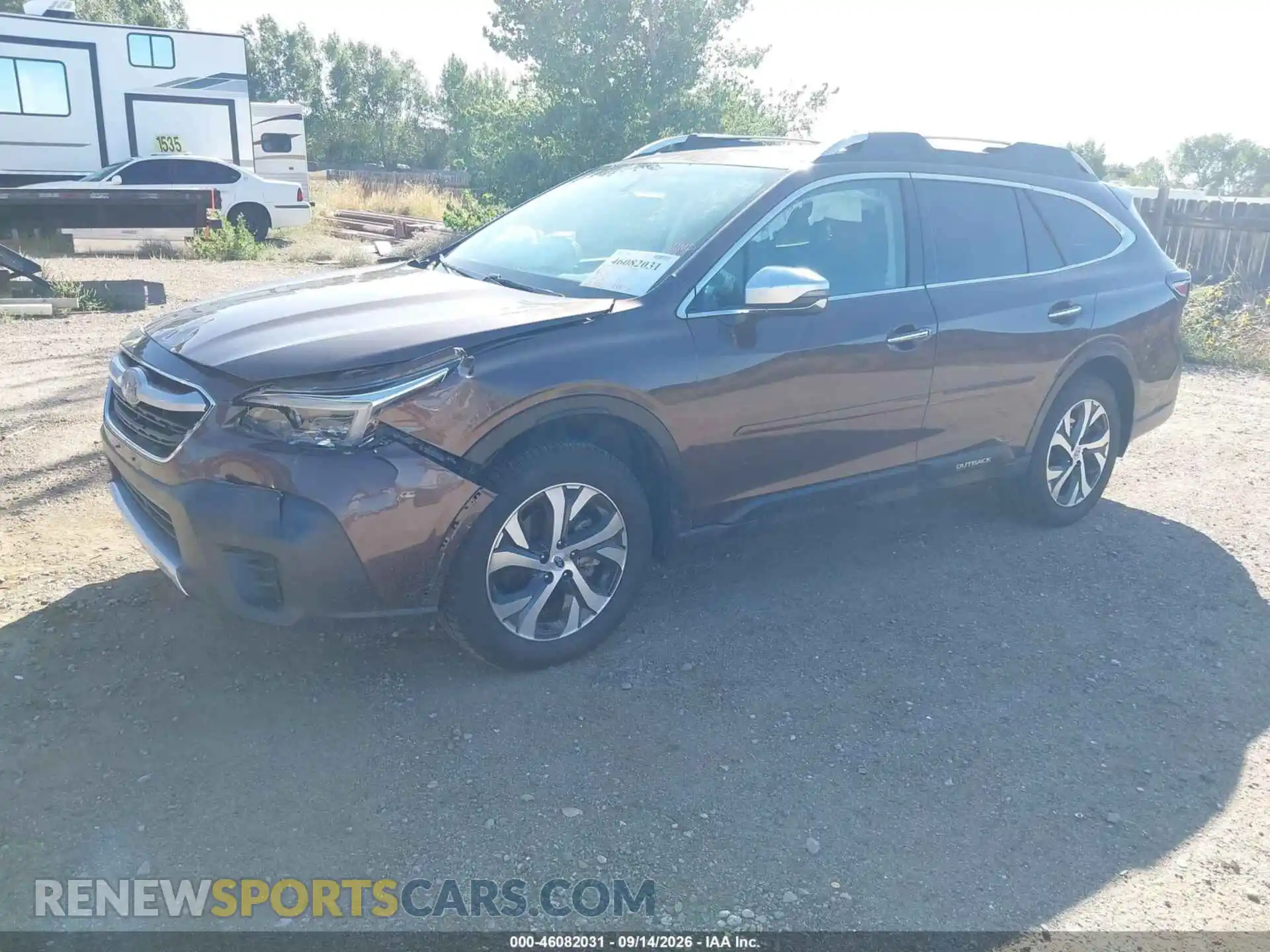 2 Photograph of a damaged car 4S4BTGPD6M3214590 SUBARU OUTBACK 2021