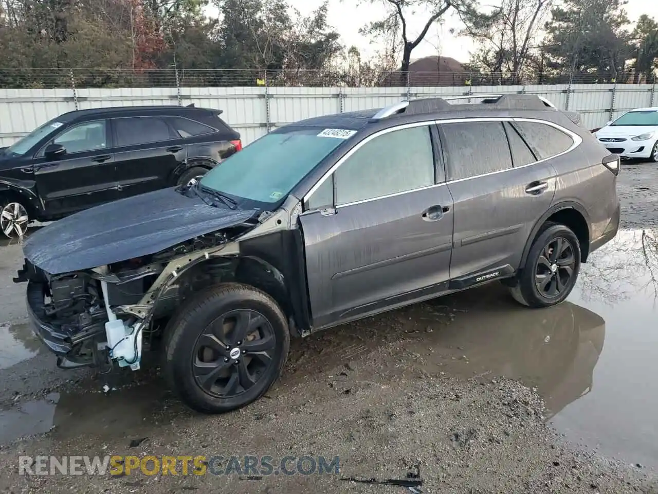 1 Photograph of a damaged car 4S4BTGPD7M3122534 SUBARU OUTBACK 2021
