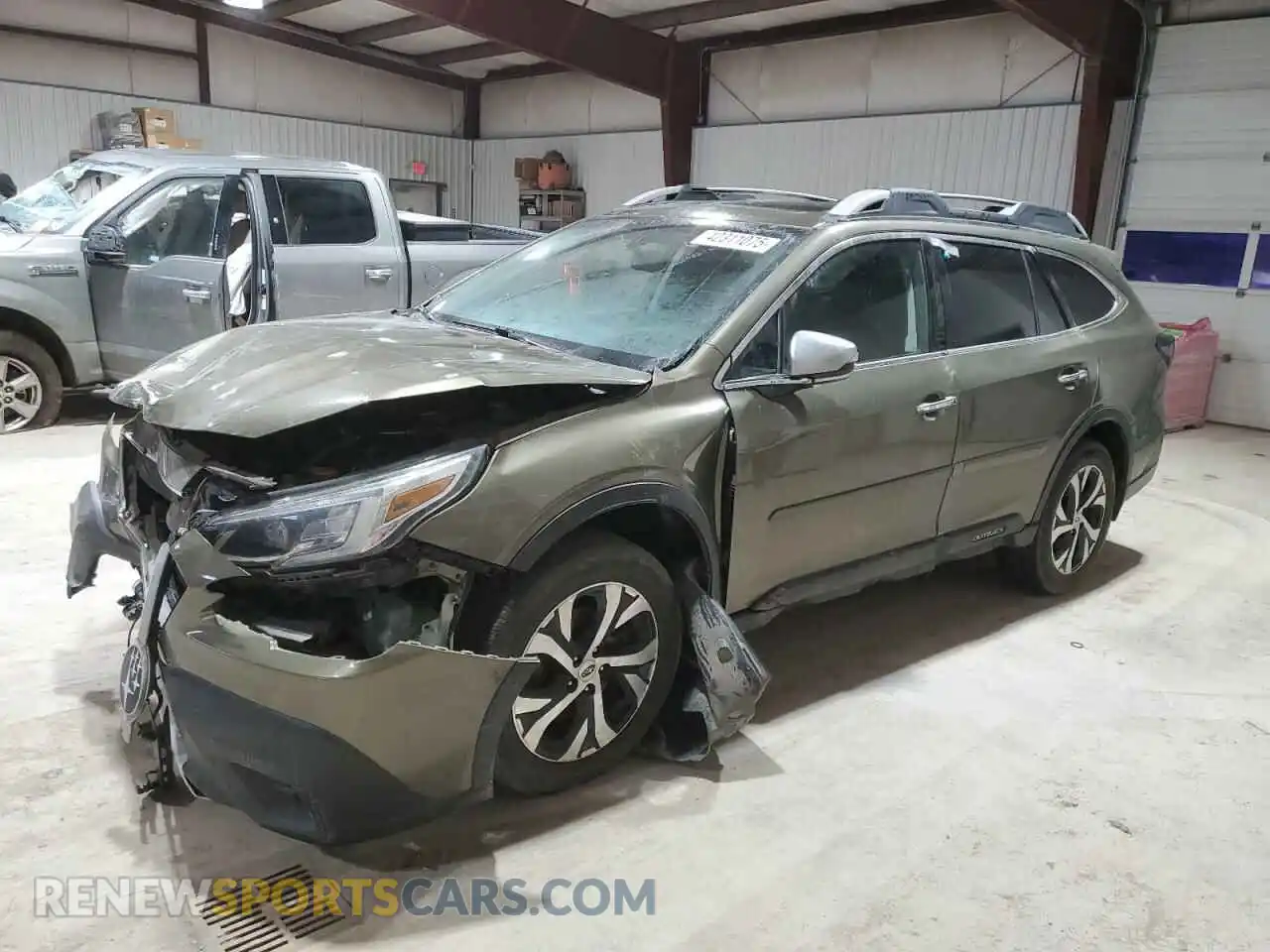 1 Photograph of a damaged car 4S4BTGPDXM3100401 SUBARU OUTBACK 2021
