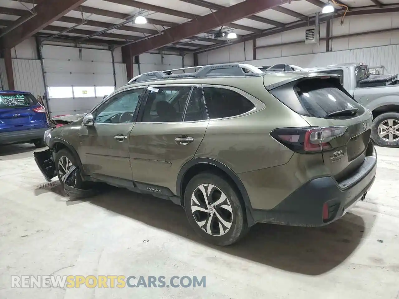 2 Photograph of a damaged car 4S4BTGPDXM3100401 SUBARU OUTBACK 2021