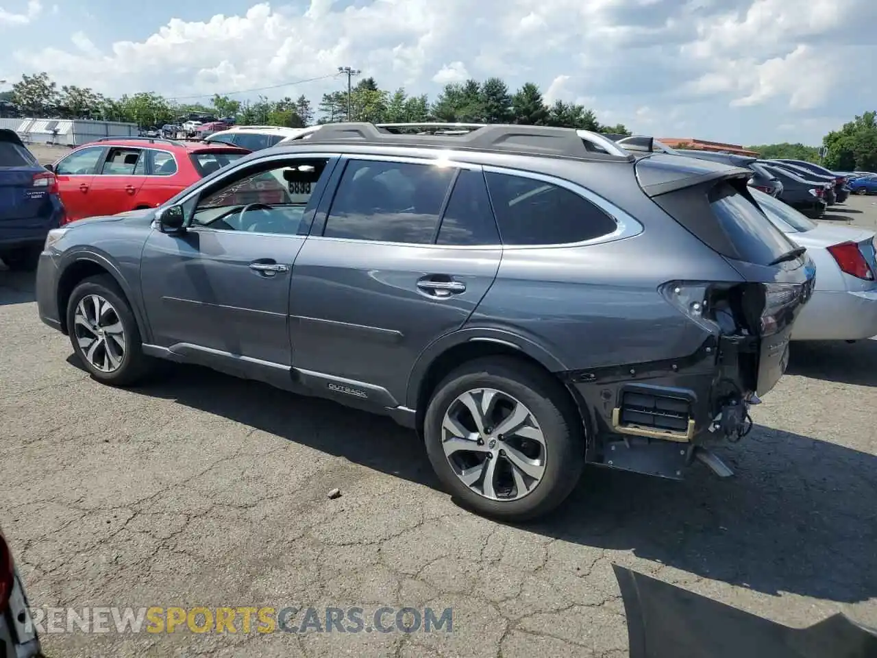 2 fotografías del automóvil dañado 4S4BTGPDXM3156368 SUBARU OUTBACK 2021