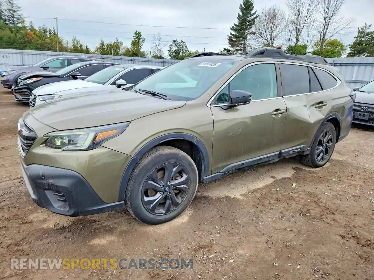 1 Photograph of a damaged car 4S4BTHKD0M3191689 SUBARU OUTBACK 2021