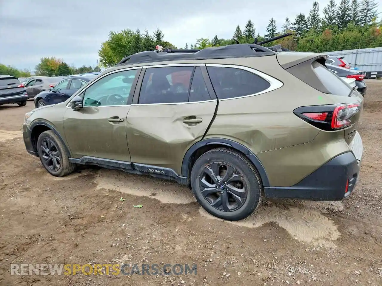 2 Photograph of a damaged car 4S4BTHKD0M3191689 SUBARU OUTBACK 2021