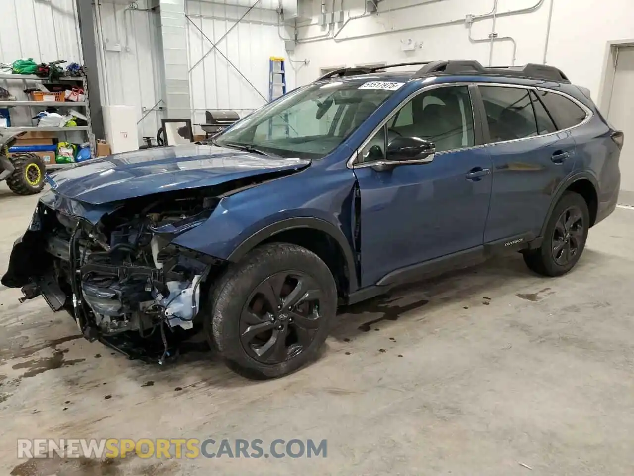 1 Photograph of a damaged car 4S4BTHKD0M3211245 SUBARU OUTBACK 2021