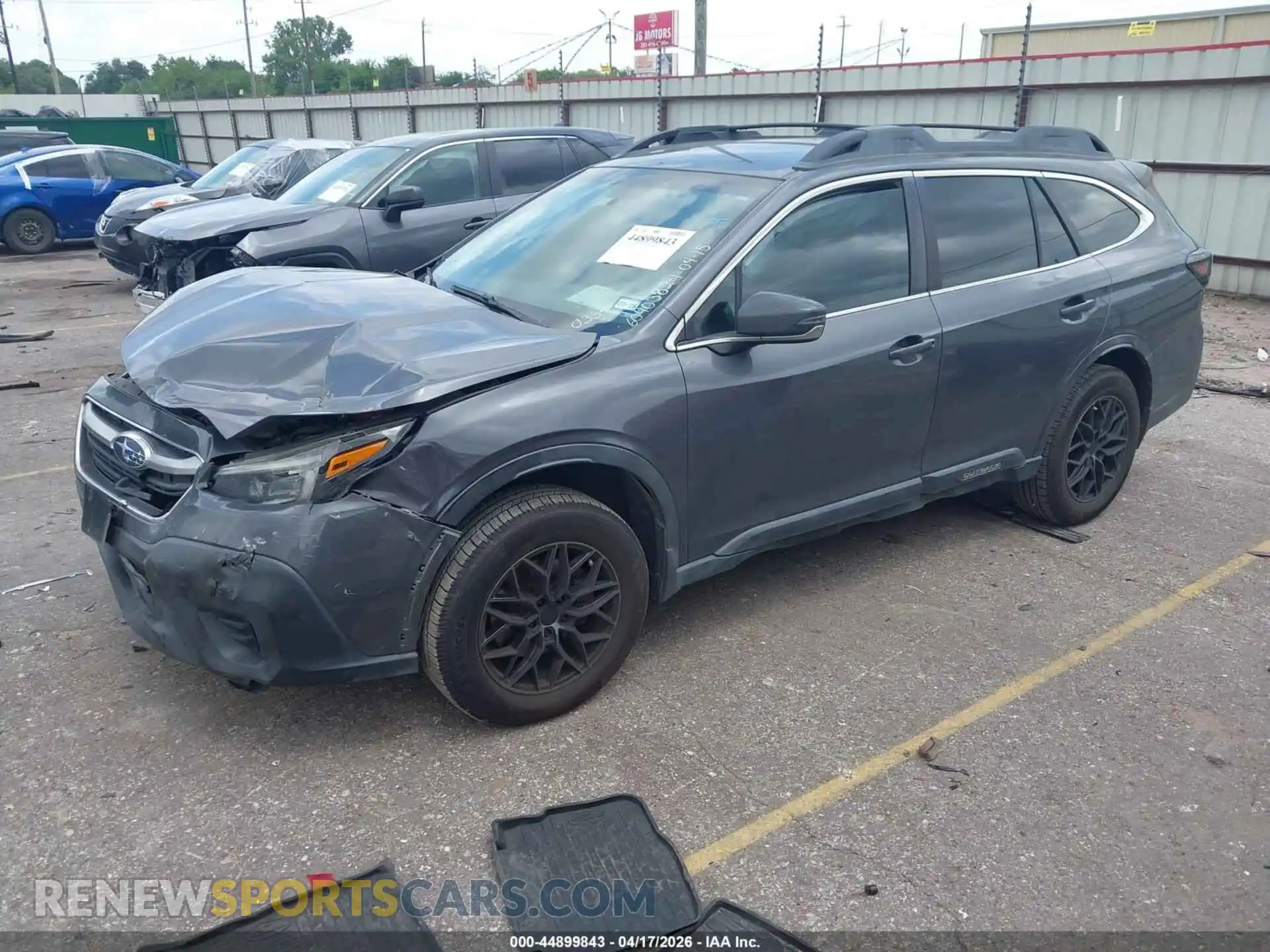 2 Photograph of a damaged car 4S4BTACC0N3110334 SUBARU OUTBACK 2022