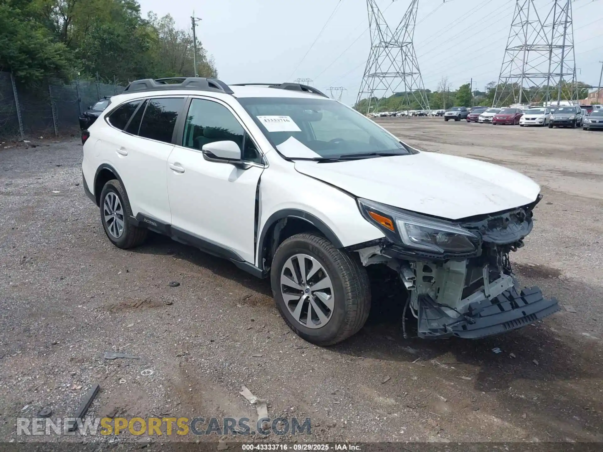1 Photograph of a damaged car 4S4BTACC2N3155257 SUBARU OUTBACK 2022