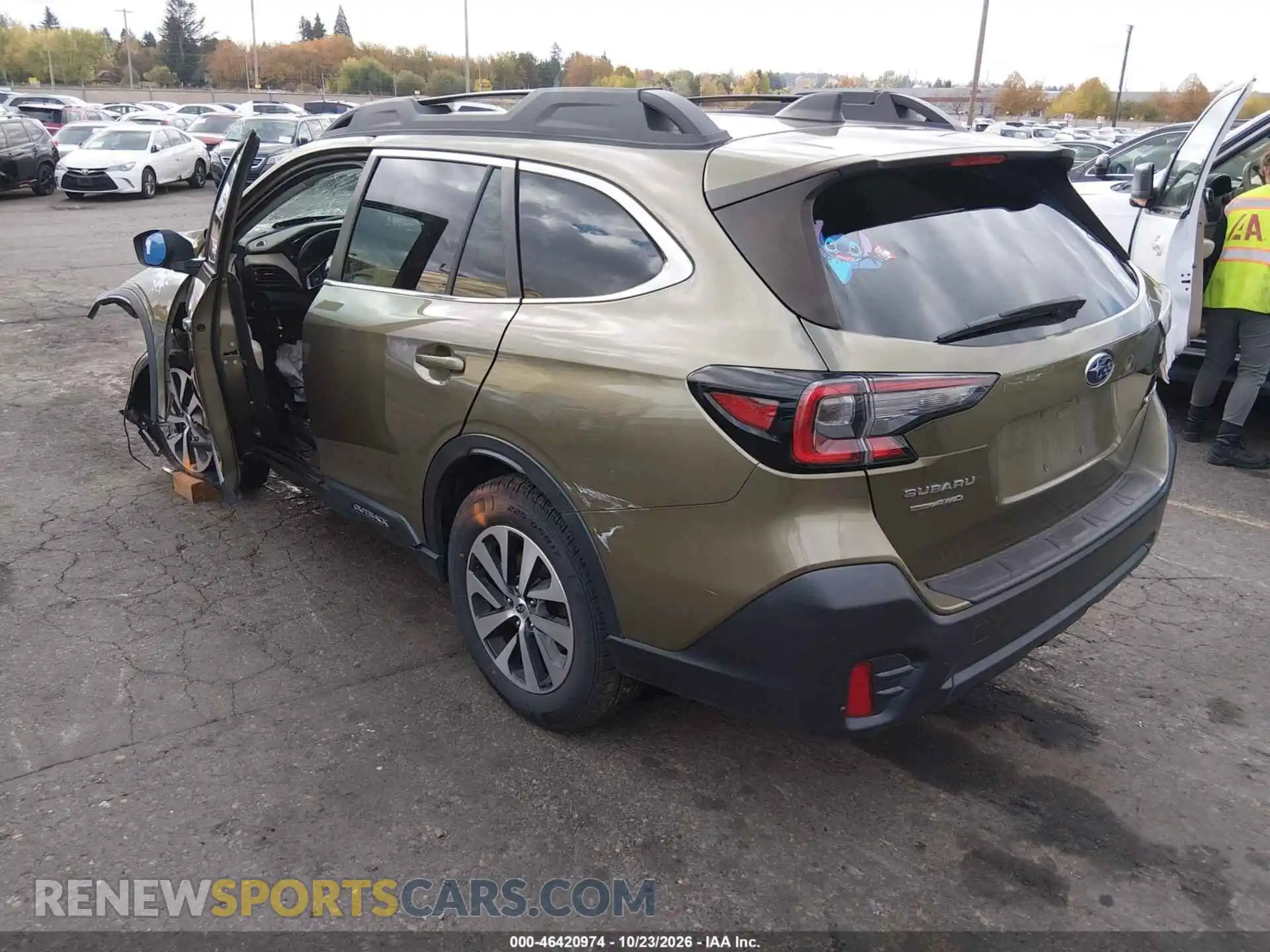 3 Photograph of a damaged car 4S4BTACC2N3273664 SUBARU OUTBACK 2022