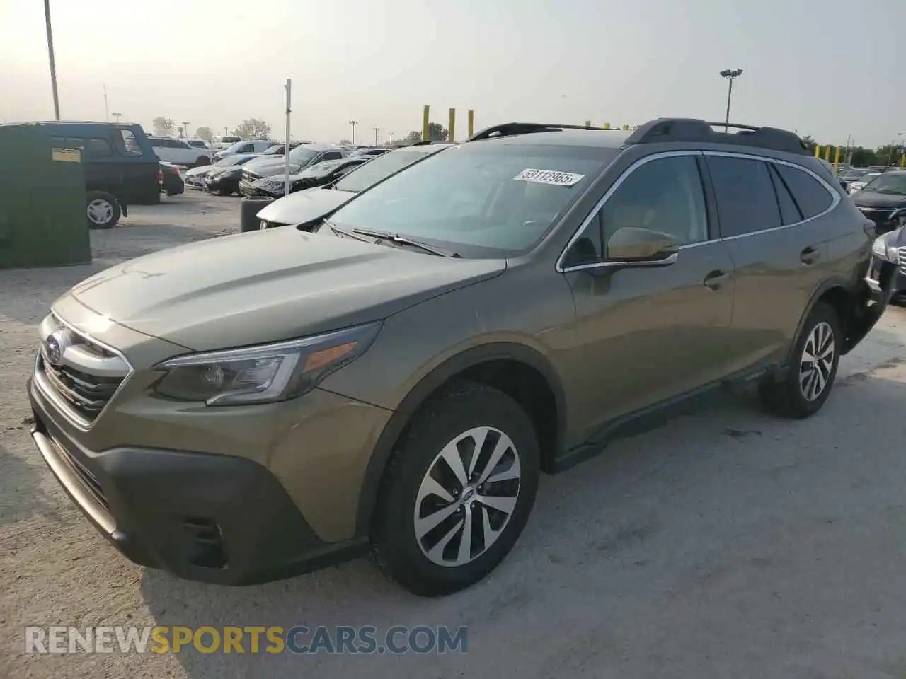 1 Photograph of a damaged car 4S4BTACC3N3283104 SUBARU OUTBACK 2022