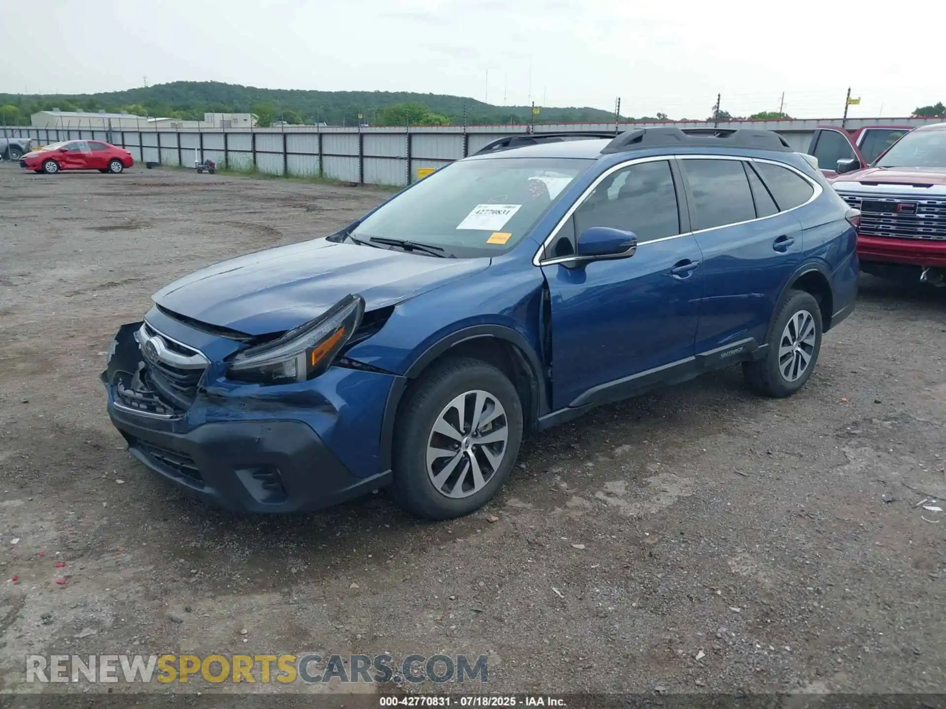 2 Photograph of a damaged car 4S4BTACC4N3266845 SUBARU OUTBACK 2022