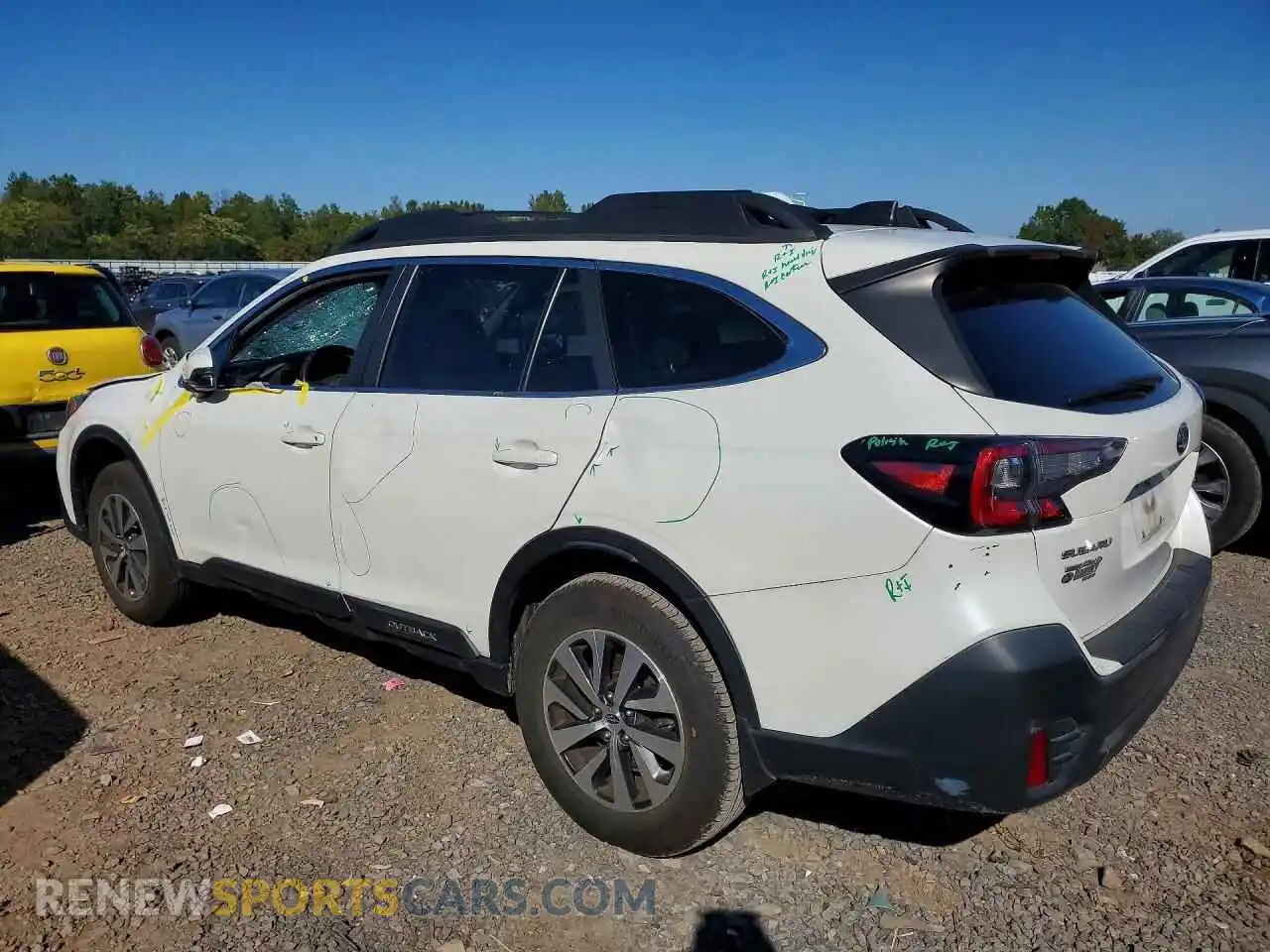 2 Photograph of a damaged car 4S4BTACC5N3215144 SUBARU OUTBACK 2022