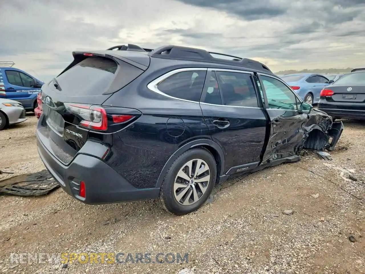 3 Photograph of a damaged car 4S4BTADC1N3257017 SUBARU OUTBACK 2022
