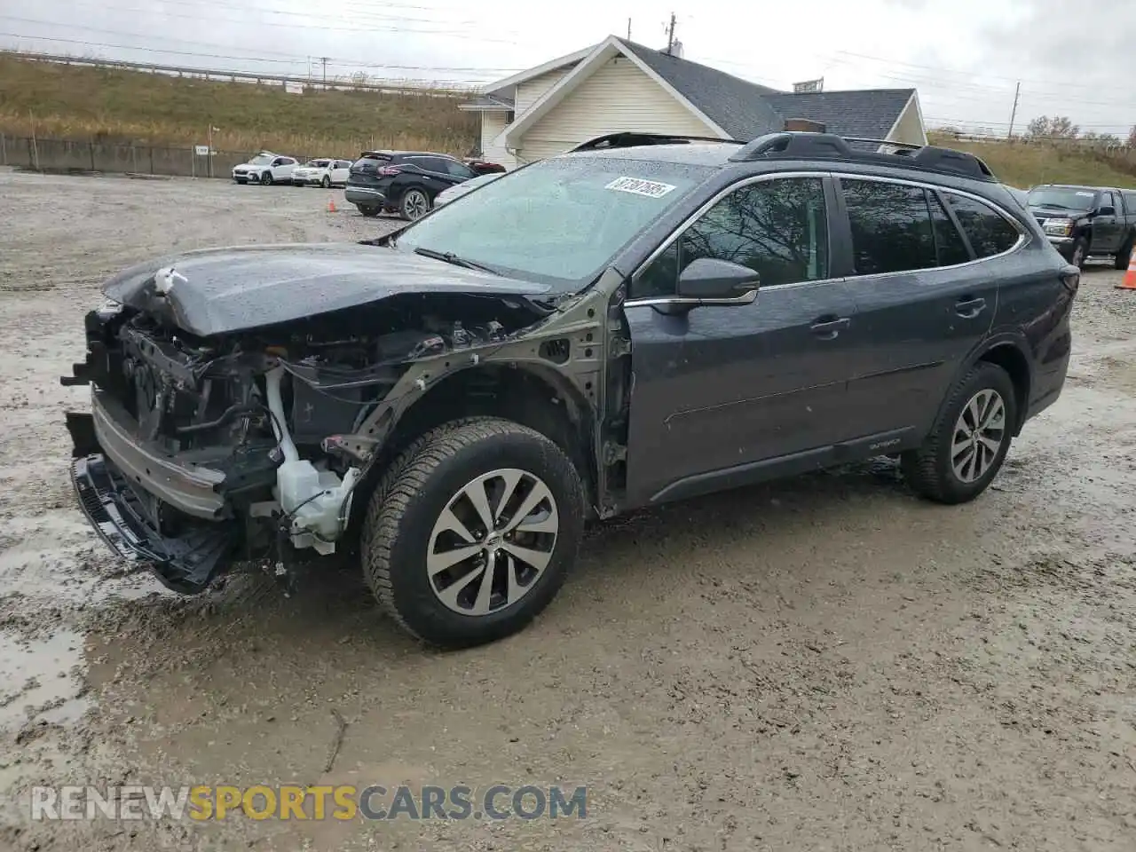 1 Photograph of a damaged car 4S4BTADC2N3235995 SUBARU OUTBACK 2022