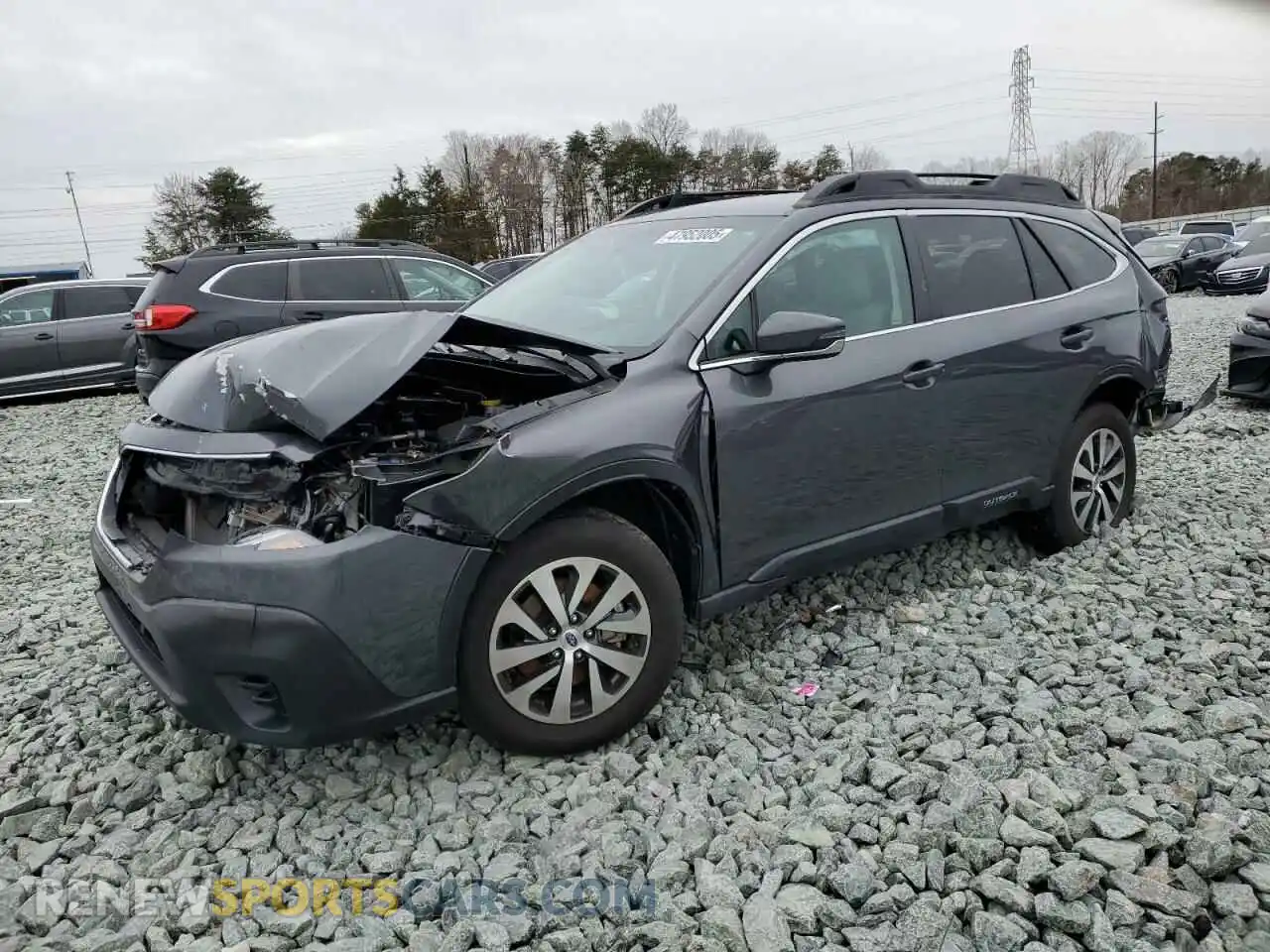 1 Photograph of a damaged car 4S4BTADC3N3112917 SUBARU OUTBACK 2022