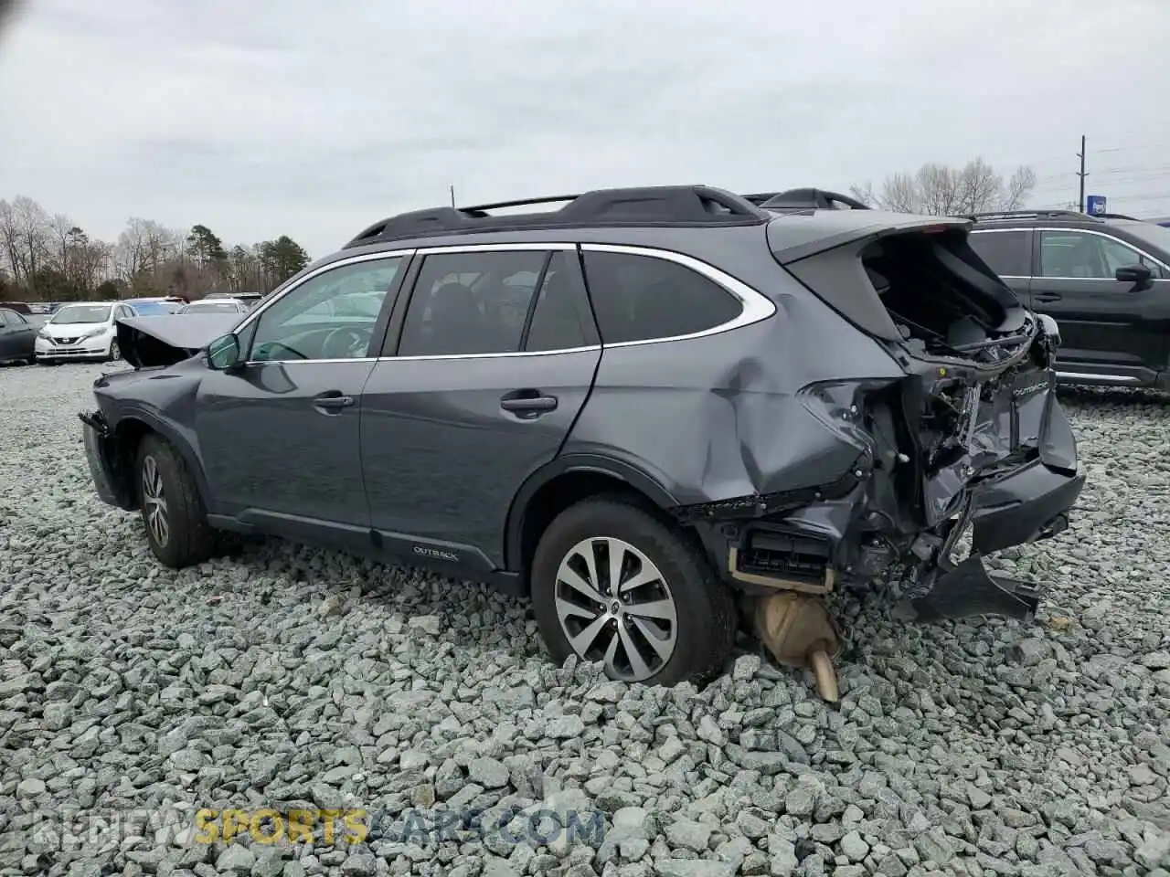 2 Photograph of a damaged car 4S4BTADC3N3112917 SUBARU OUTBACK 2022