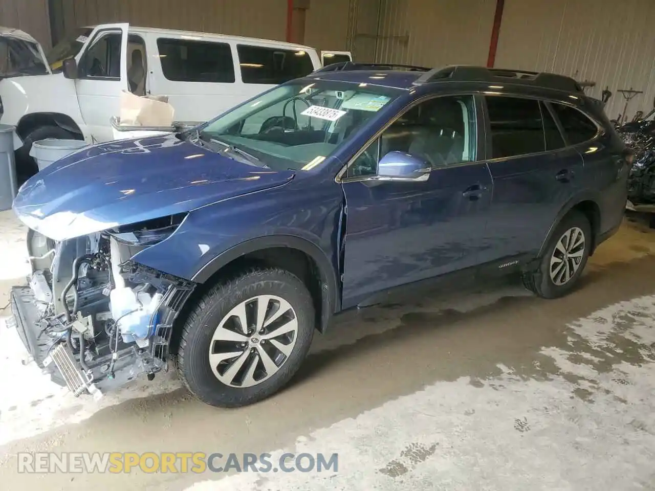 1 Photograph of a damaged car 4S4BTADC3N3174639 SUBARU OUTBACK 2022
