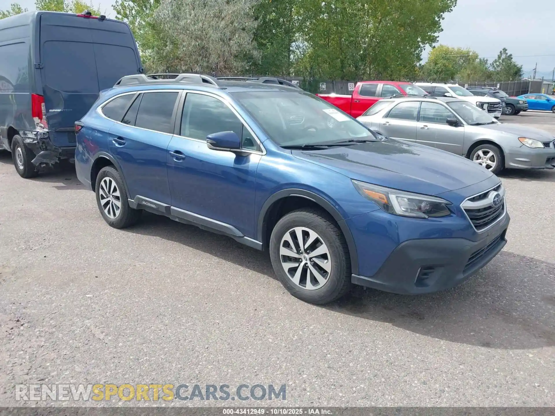 1 Photograph of a damaged car 4S4BTADC4N3139656 SUBARU OUTBACK 2022