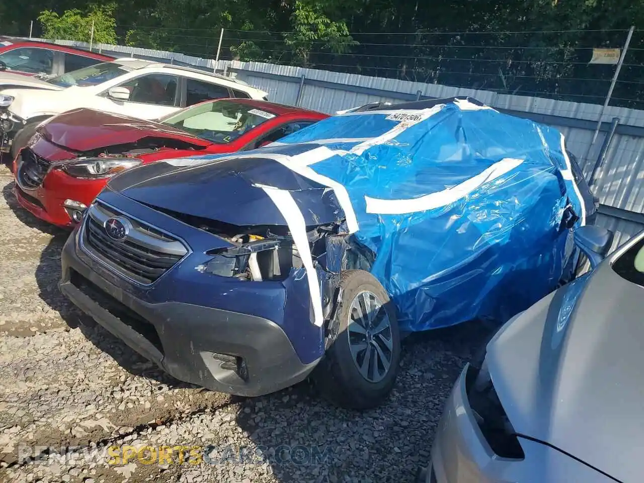 1 Photograph of a damaged car 4S4BTADC8N3128689 SUBARU OUTBACK 2022