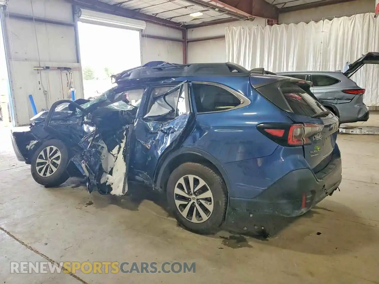 2 Photograph of a damaged car 4S4BTADC8N3128689 SUBARU OUTBACK 2022