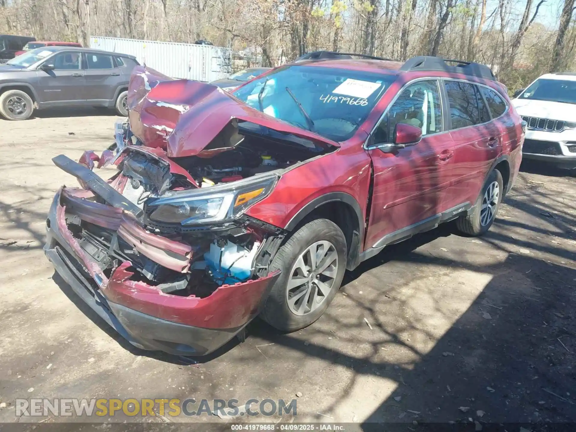 2 Photograph of a damaged car 4S4BTADC8N3134878 SUBARU OUTBACK 2022