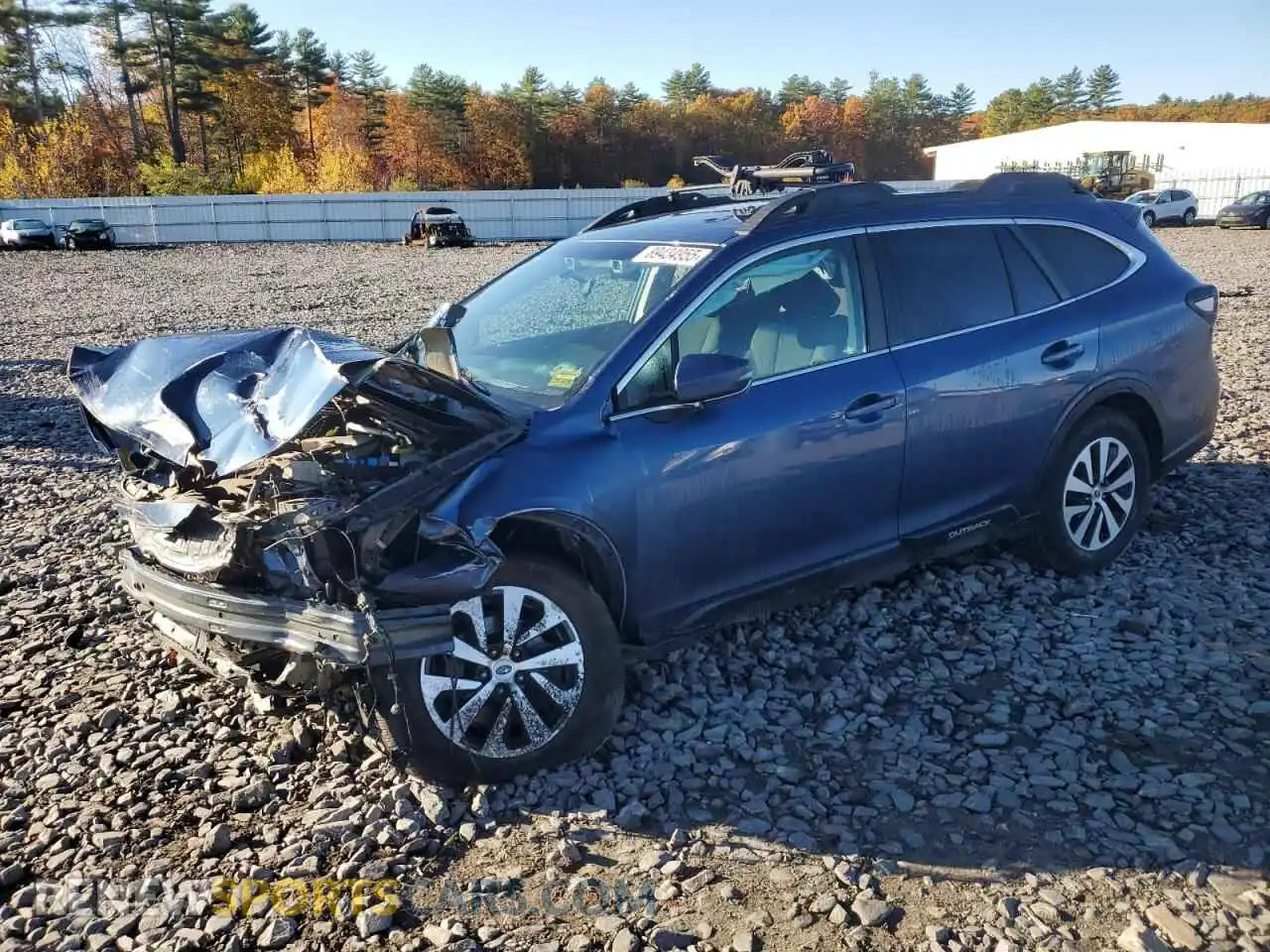 1 Photograph of a damaged car 4S4BTADC8N3167136 SUBARU OUTBACK 2022