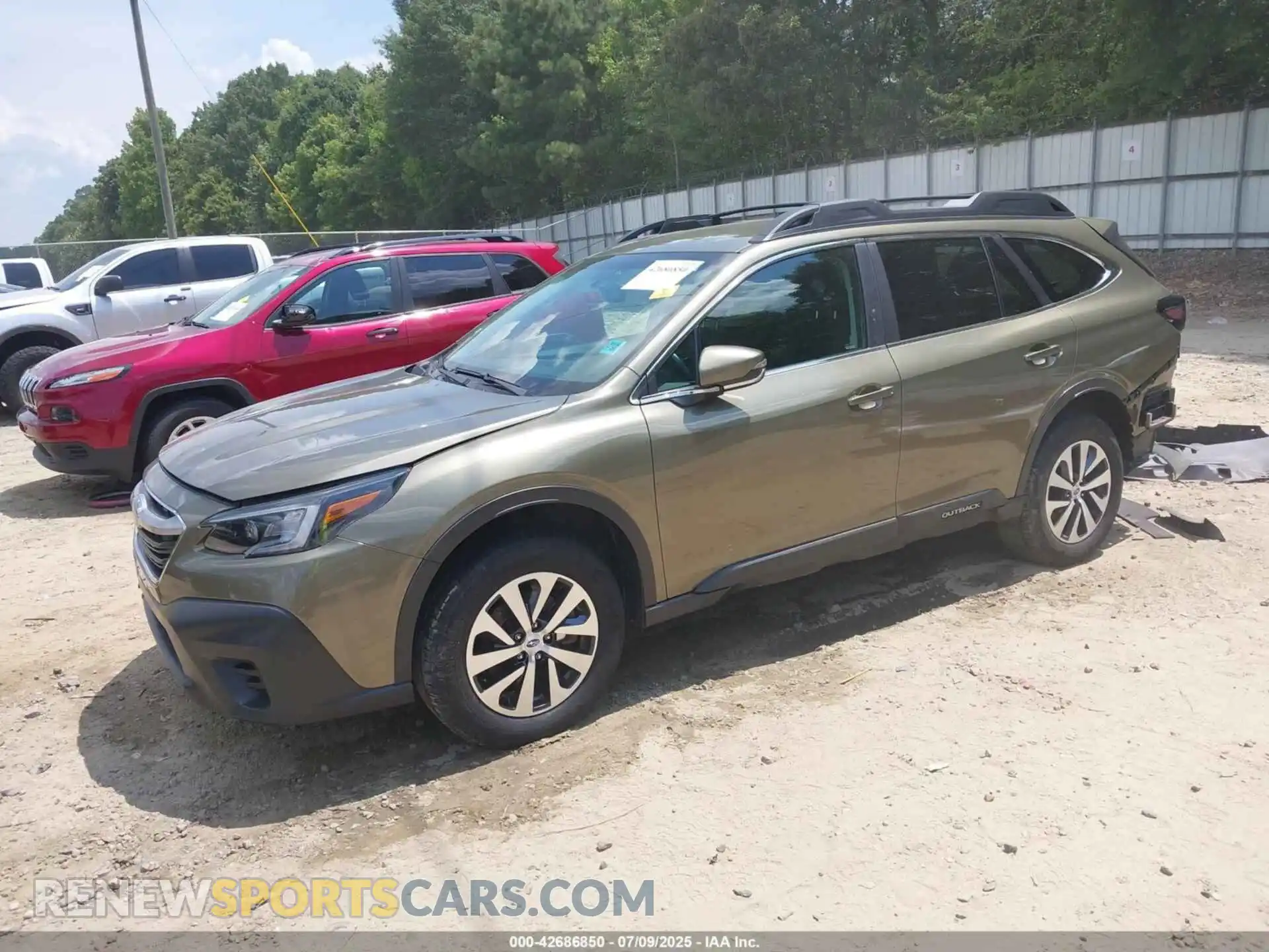 2 Photograph of a damaged car 4S4BTADC8N3185474 SUBARU OUTBACK 2022