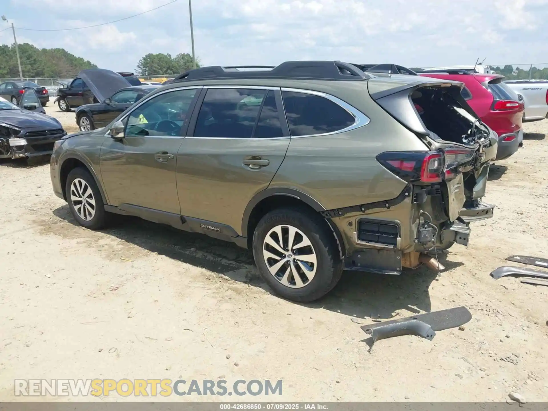 3 Photograph of a damaged car 4S4BTADC8N3185474 SUBARU OUTBACK 2022