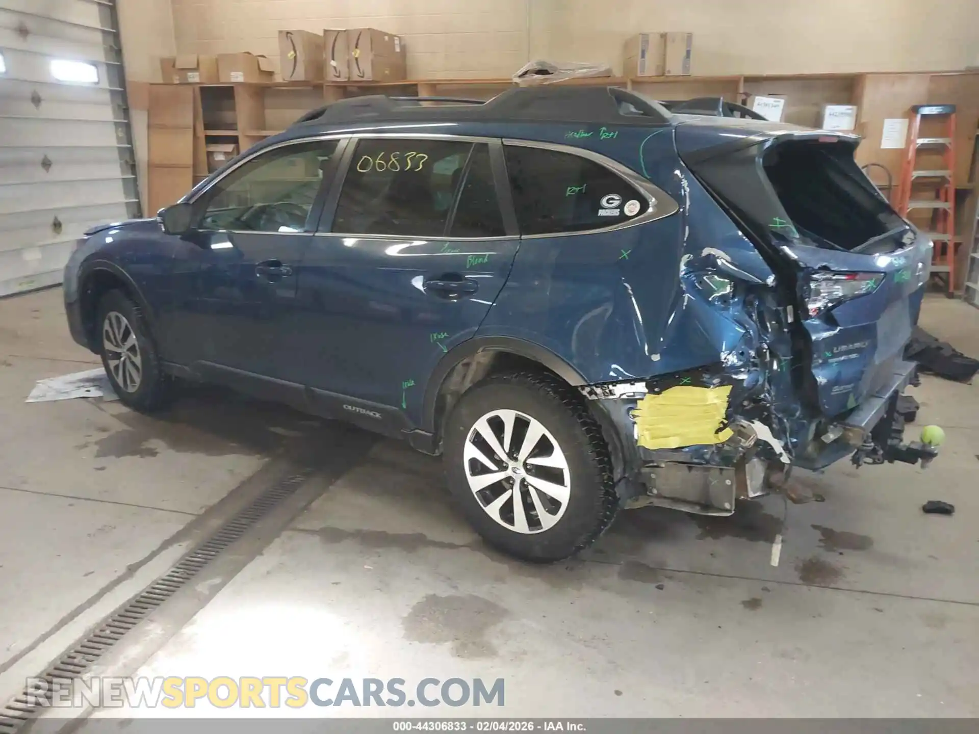 3 Photograph of a damaged car 4S4BTADC9N3264104 SUBARU OUTBACK 2022