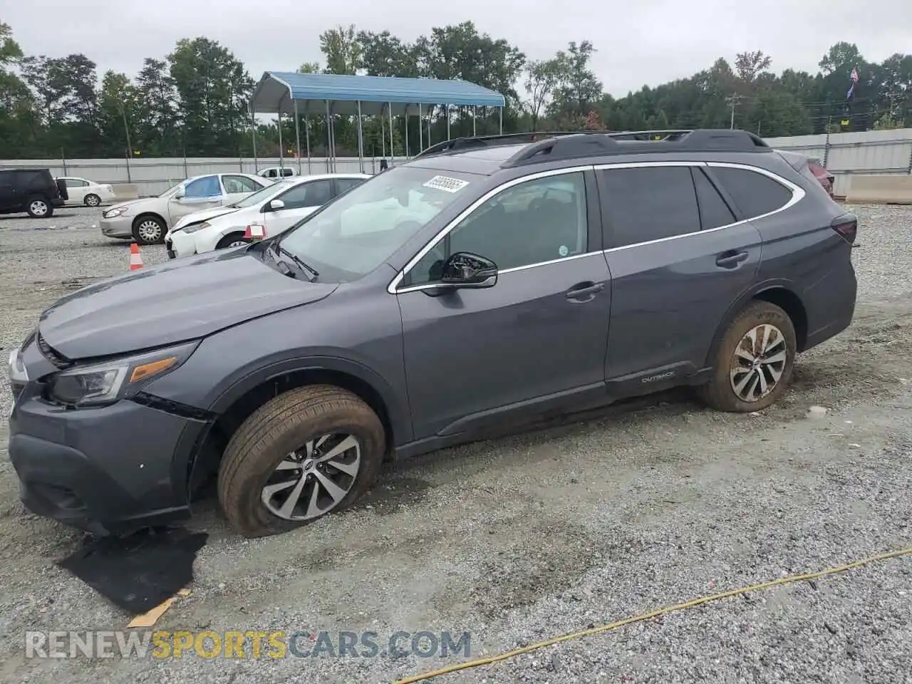 1 Photograph of a damaged car 4S4BTAFC0N3137545 SUBARU OUTBACK 2022