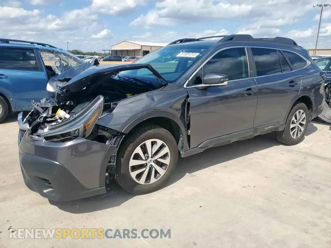 1 Photograph of a damaged car 4S4BTAFC0N3192111 SUBARU OUTBACK 2022