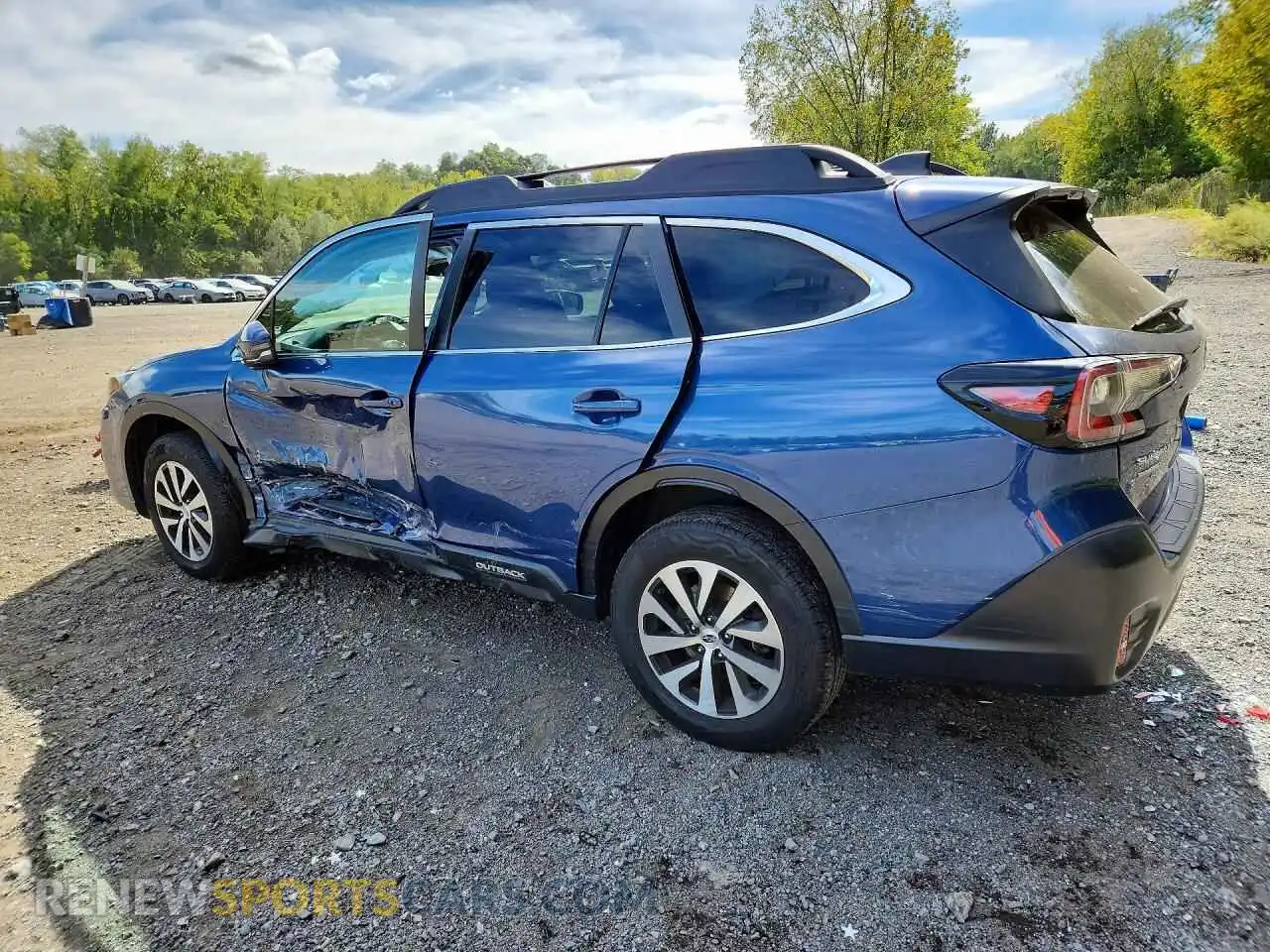 2 Photograph of a damaged car 4S4BTAFC1N3108135 SUBARU OUTBACK 2022