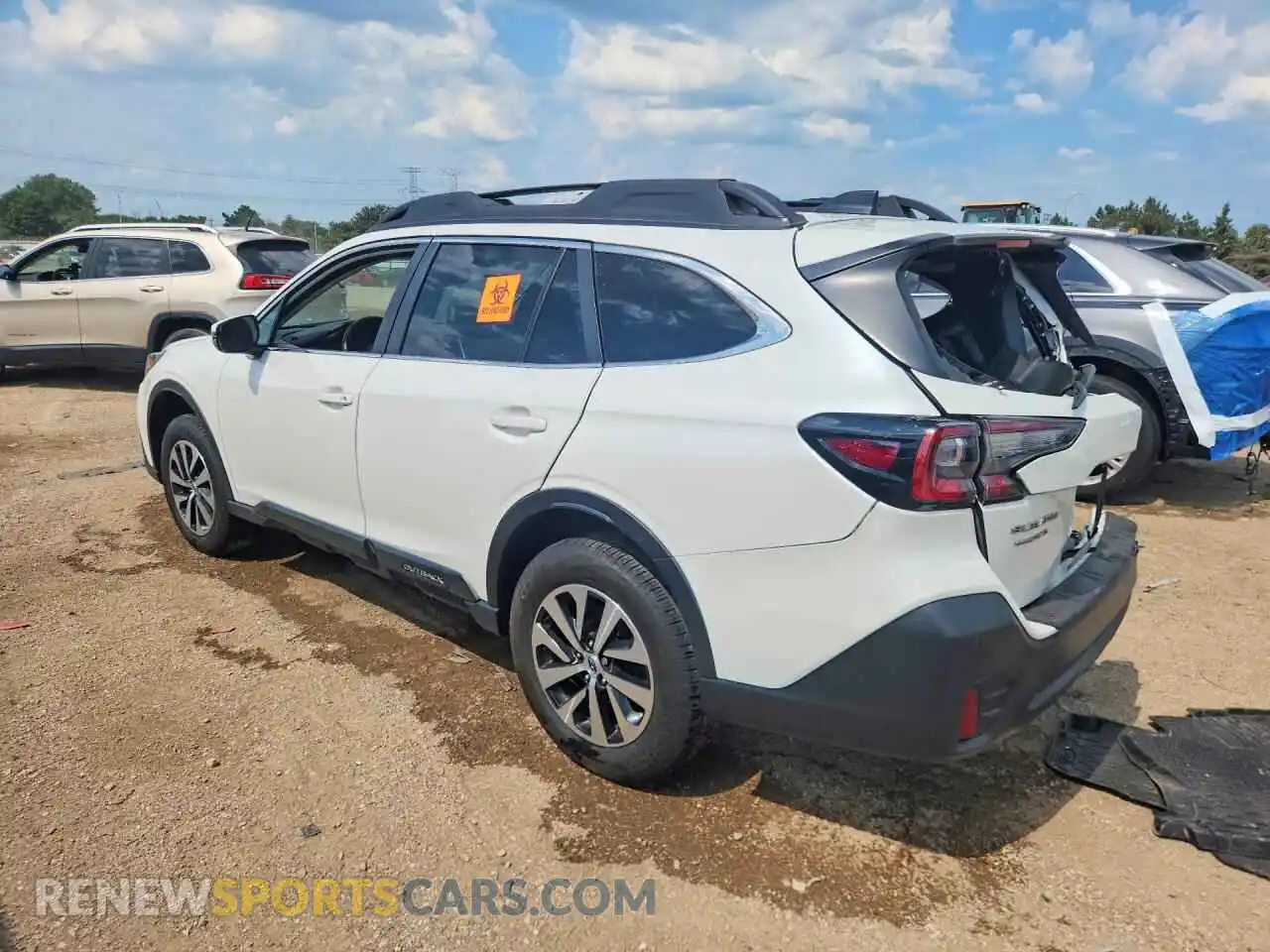 2 Photograph of a damaged car 4S4BTAFC1N3230820 SUBARU OUTBACK 2022