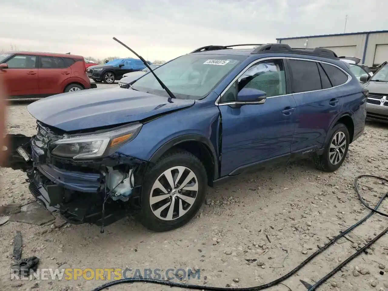 1 Photograph of a damaged car 4S4BTAFC2N3135442 SUBARU OUTBACK 2022
