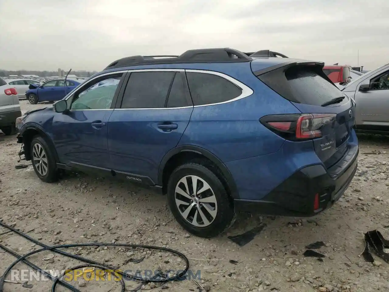 2 Photograph of a damaged car 4S4BTAFC2N3135442 SUBARU OUTBACK 2022