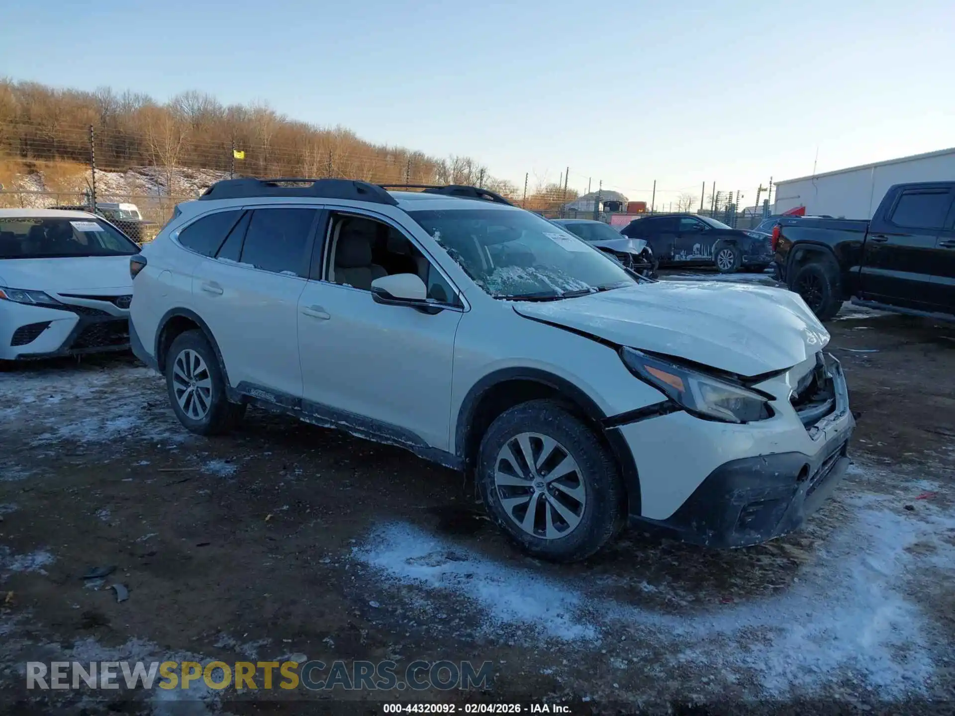 1 Photograph of a damaged car 4S4BTAFC2N3236044 SUBARU OUTBACK 2022