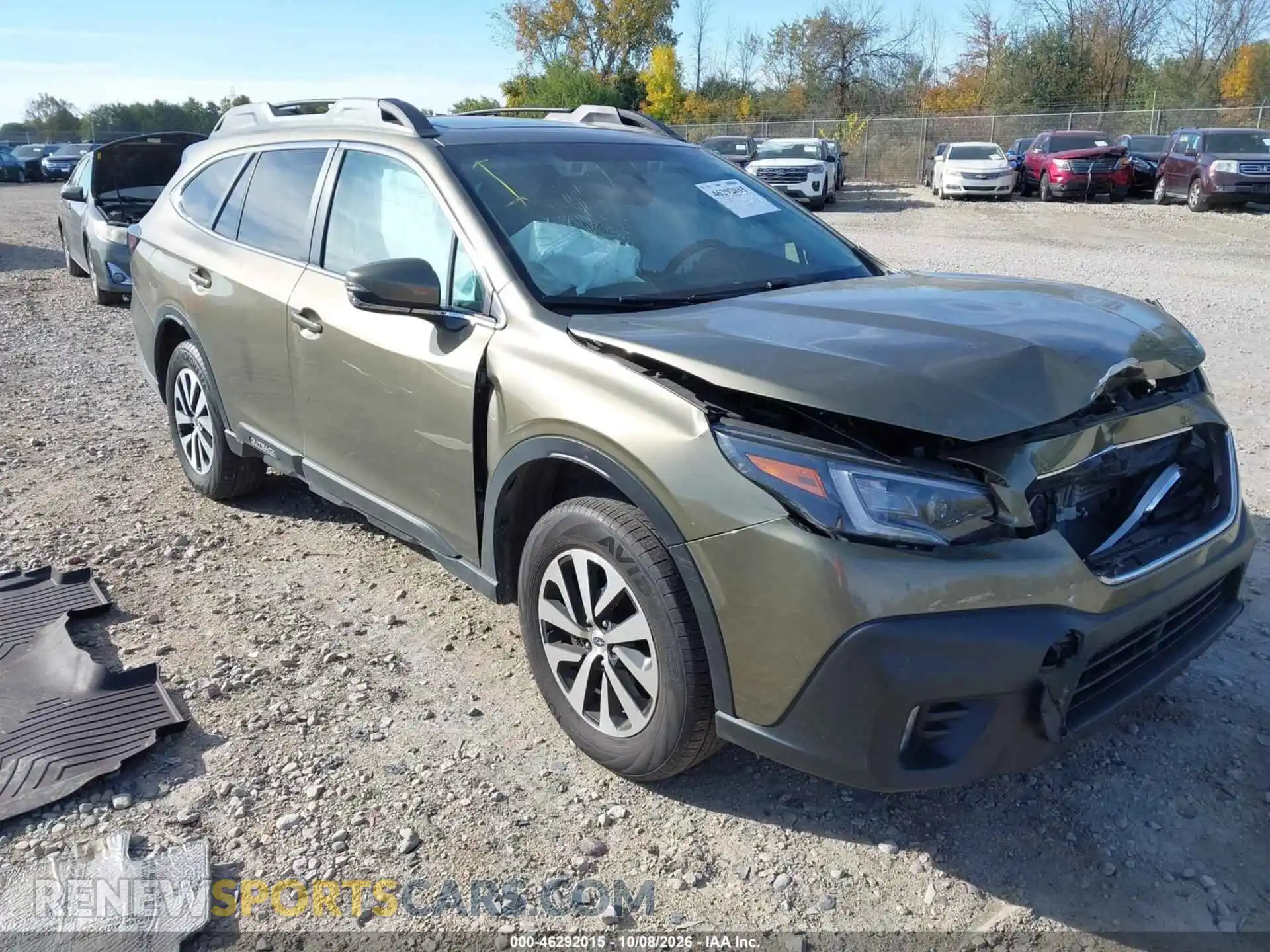 1 Photograph of a damaged car 4S4BTAFC3N3258991 SUBARU OUTBACK 2022