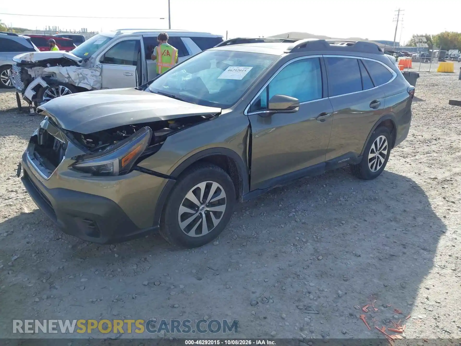 2 Photograph of a damaged car 4S4BTAFC3N3258991 SUBARU OUTBACK 2022