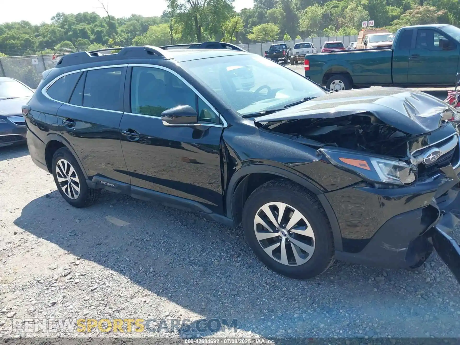1 Photograph of a damaged car 4S4BTAFC5N3127352 SUBARU OUTBACK 2022