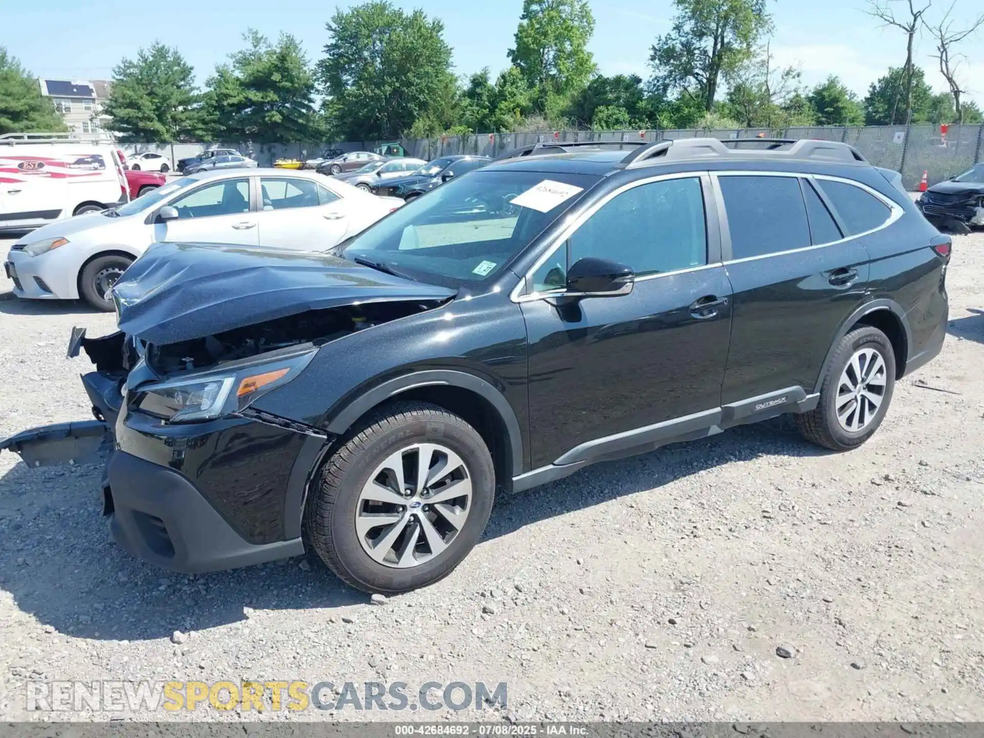 2 Photograph of a damaged car 4S4BTAFC5N3127352 SUBARU OUTBACK 2022