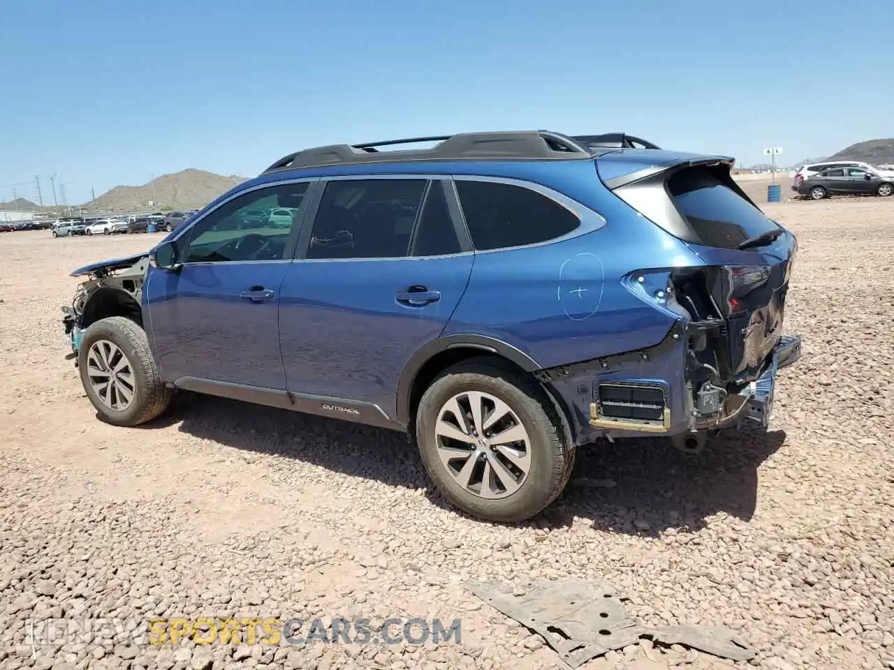 2 Photograph of a damaged car 4S4BTAFC5N3179340 SUBARU OUTBACK 2022