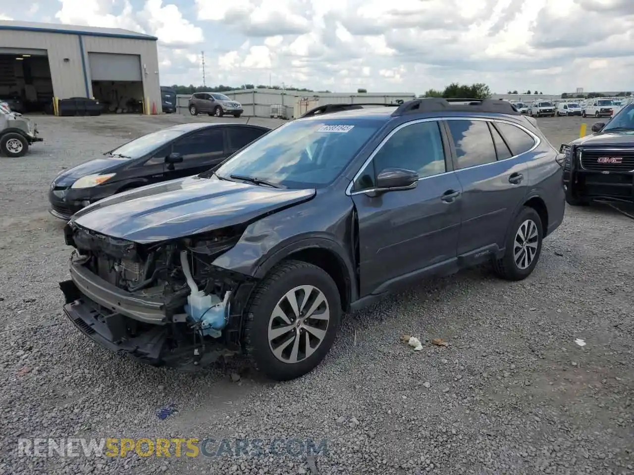 1 Photograph of a damaged car 4S4BTAFC5N3201739 SUBARU OUTBACK 2022