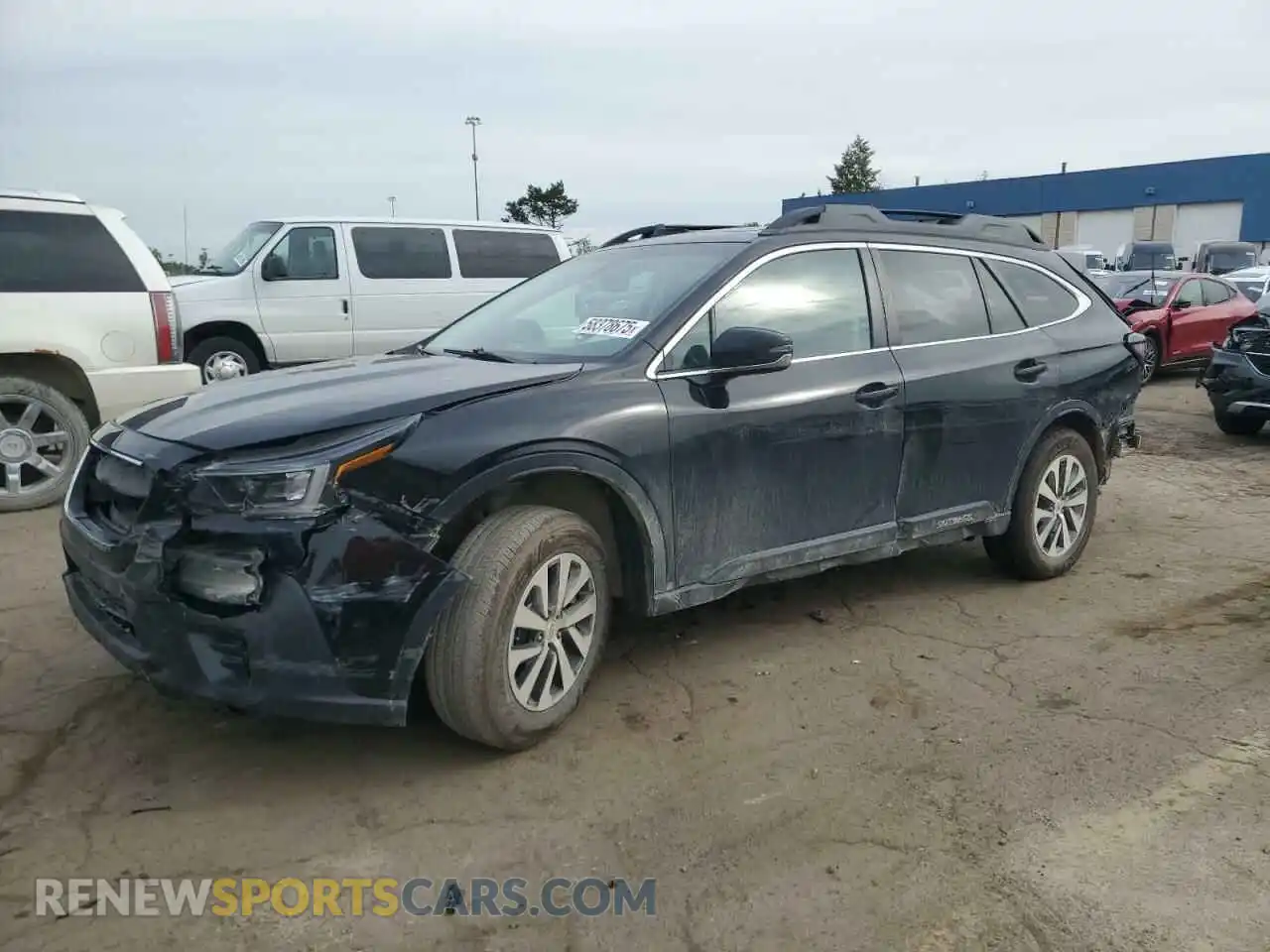 1 Photograph of a damaged car 4S4BTAFC5N3216807 SUBARU OUTBACK 2022