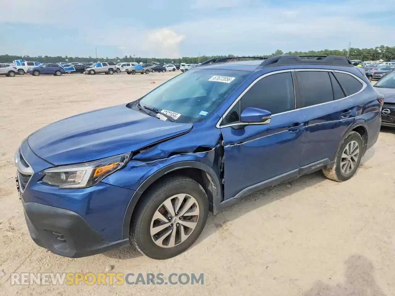 1 Photograph of a damaged car 4S4BTAFC6N3225760 SUBARU OUTBACK 2022