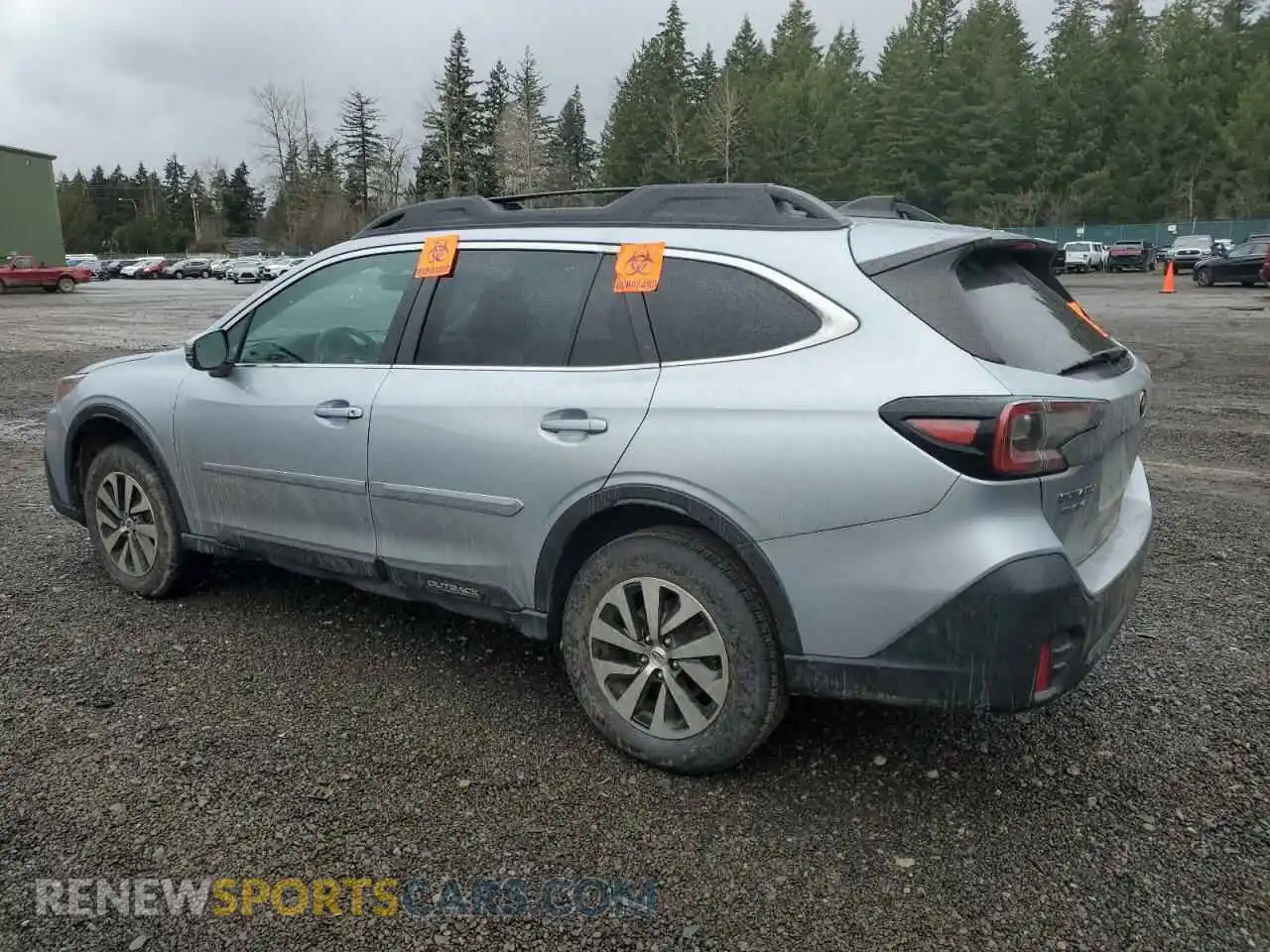 2 Photograph of a damaged car 4S4BTAFC8N3100596 SUBARU OUTBACK 2022