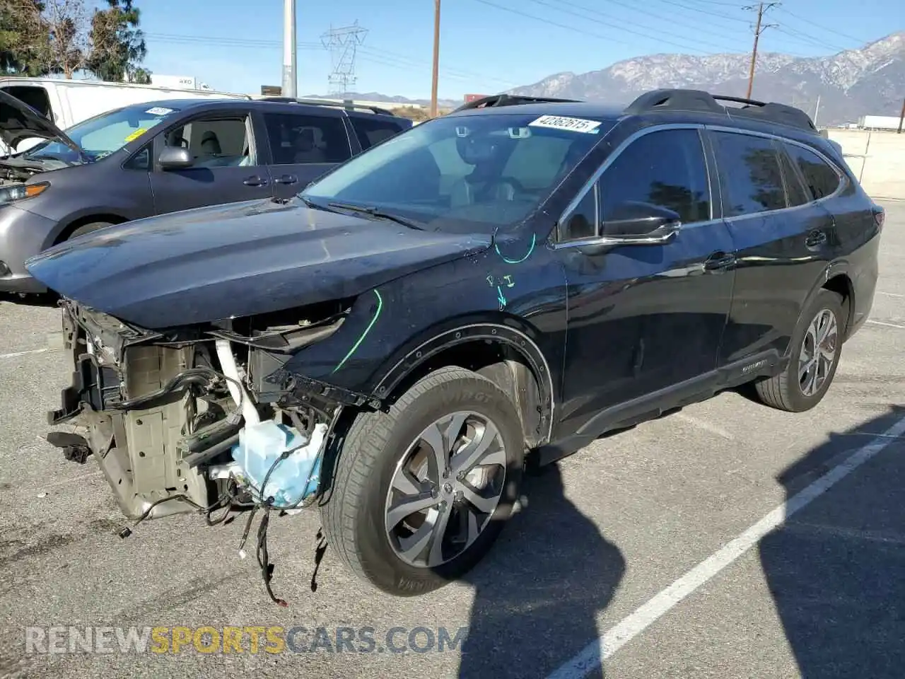 1 Photograph of a damaged car 4S4BTAMC8N3240067 SUBARU OUTBACK 2022