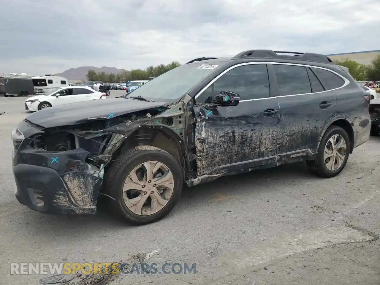 1 Photograph of a damaged car 4S4BTANC0N3134775 SUBARU OUTBACK 2022