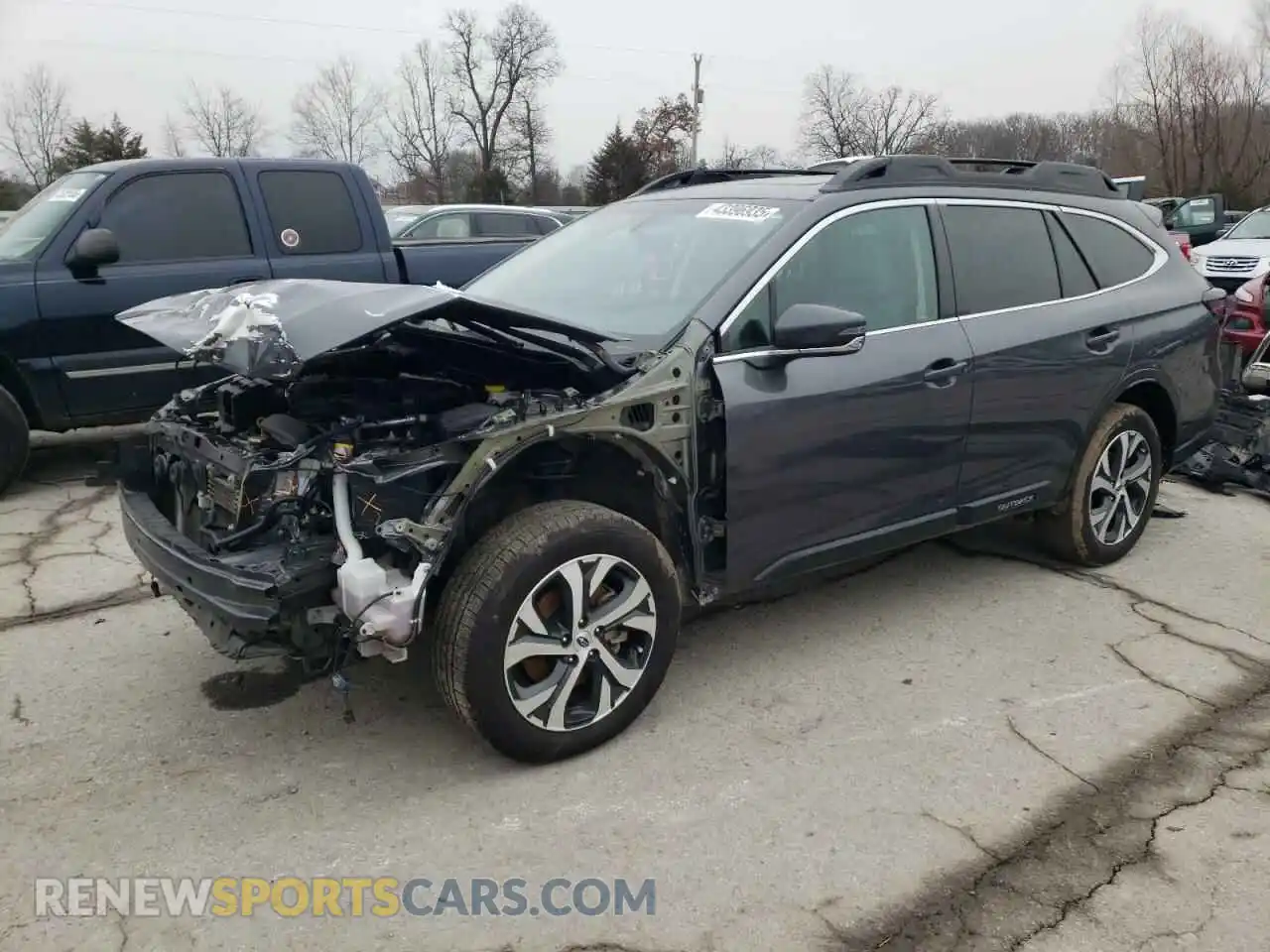1 Photograph of a damaged car 4S4BTANC1N3201447 SUBARU OUTBACK 2022
