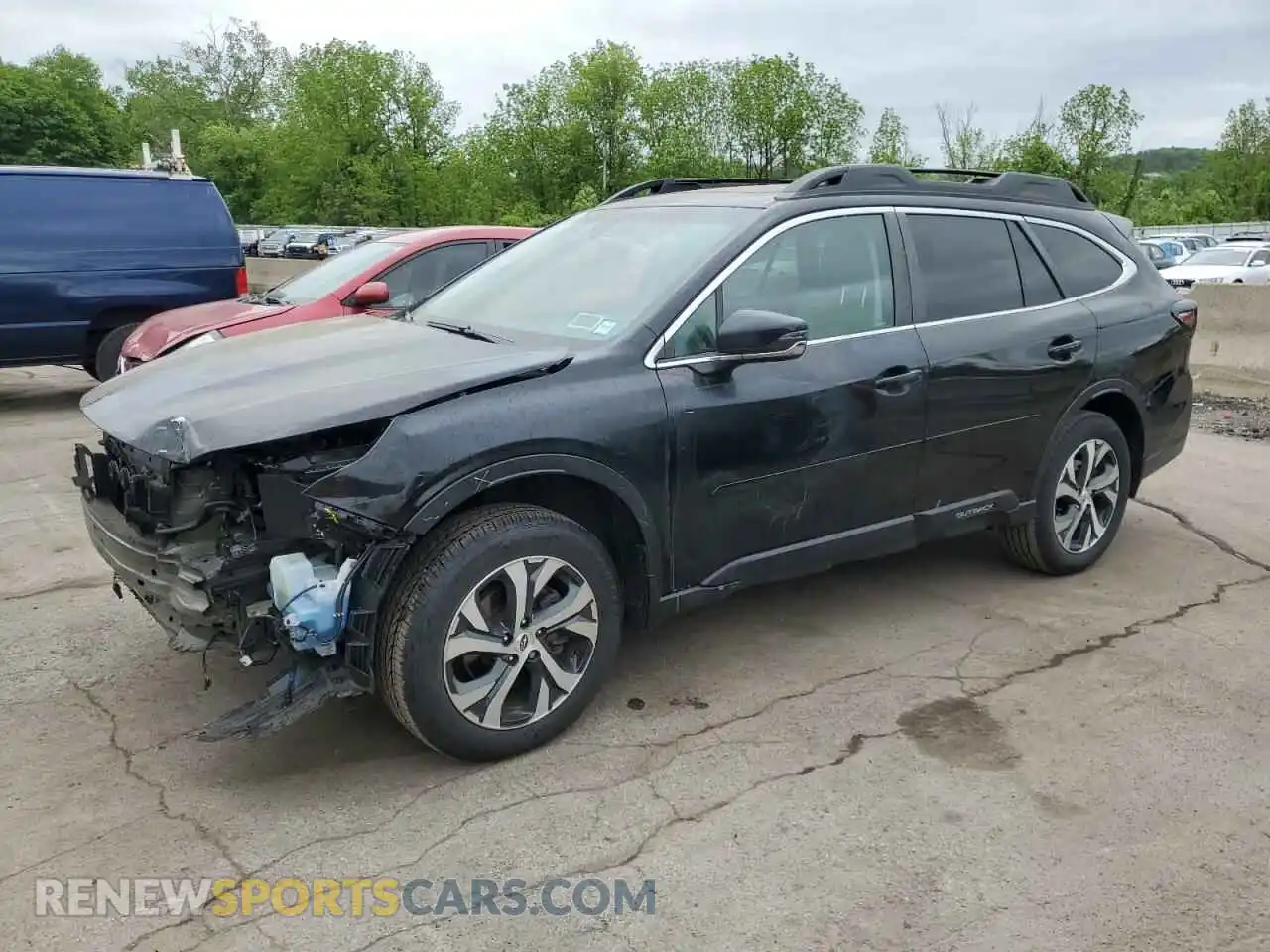 1 Photograph of a damaged car 4S4BTANC1N3242242 SUBARU OUTBACK 2022