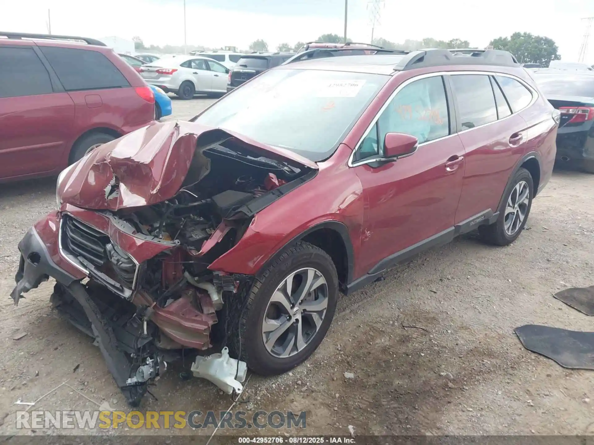 2 Photograph of a damaged car 4S4BTANC2N3144594 SUBARU OUTBACK 2022